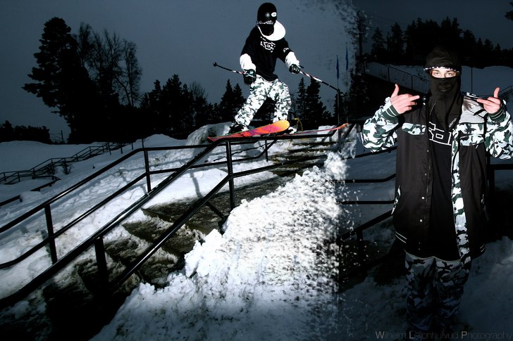 Handrails i kragstalund. Foto: Wilhelm Leijonhufvud. Åkare: Gabbe Petersén.