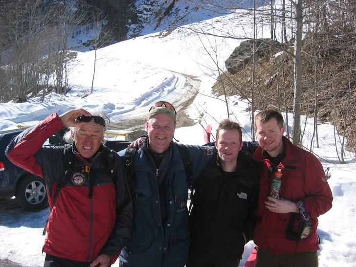 Fullständig lycka efter en kanondag med Sergio oc.