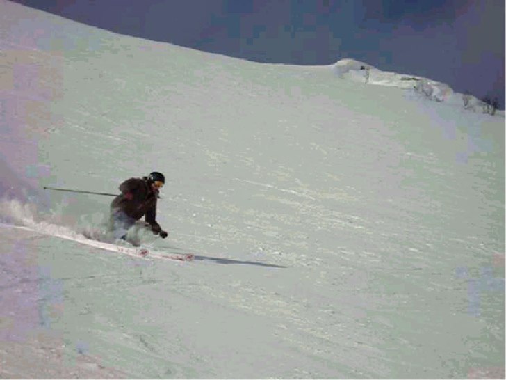 Bilden är från ett filmklipp därav den dåliga . Foto: vet ej. Åkare: Thomas Andersson.