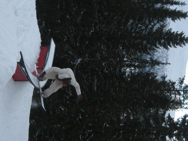 Brecke parken i åre. Foto: Daniel Mattsson. Åkare: Johan Sellin.