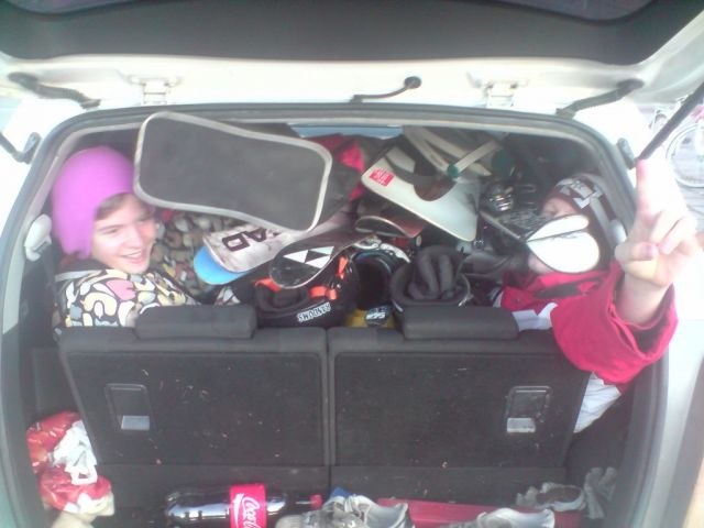 Måste man åka så måste man. Trots det var för. Foto: Nicklas degen. Åkare: jag o jeppe.