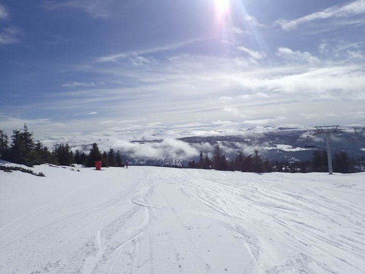 Etter gårsdagens snøfall
Nydelige påskeforhold..