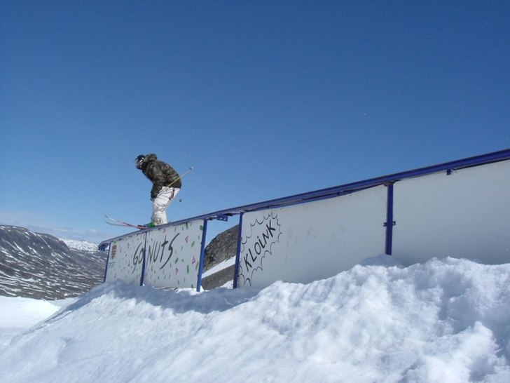 12 meters rail i Stryn. Foto: j.bode´n. Åkare: heda.