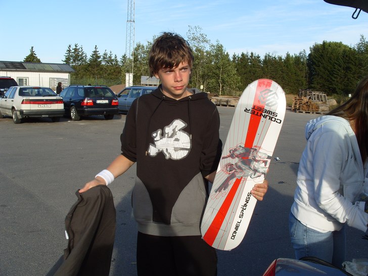 Foto: pappa. Åkare: jag.