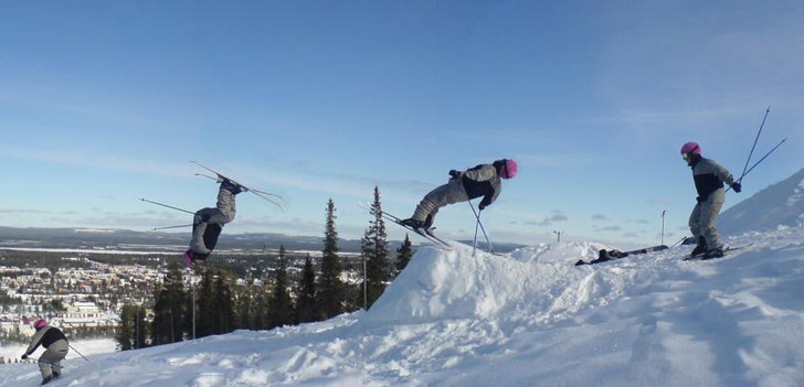 de tog några minuter och klätra upp för beriget. Åkare: Nasko Paunsson.