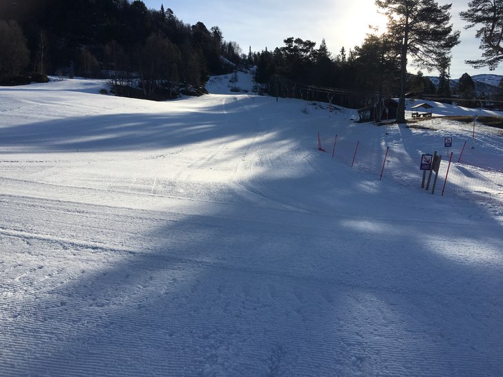 Dagens oppdatering
Strålende sol og -1 i dag. Fin.
