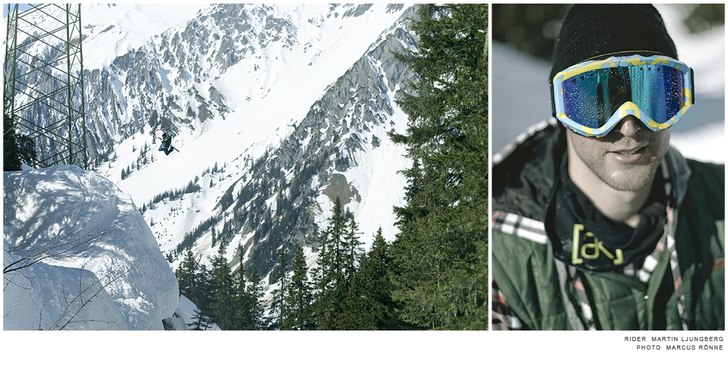 Martin sattsar stort i ett vår-varmt Stuben!. Foto: Marcus Rönne. Åkare: Martin Ljungberg.