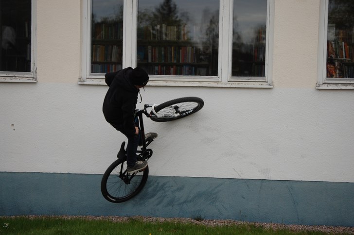 Jag gör flat to wall.. Foto: Markus Larsson. Åkare: jag (Simon Persson).