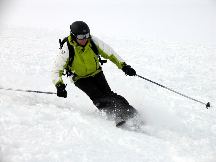 Kanonbild som vår guide tog. Han fick verkligen m. Foto: UCPA guide. Åkare: Leif Olsson.