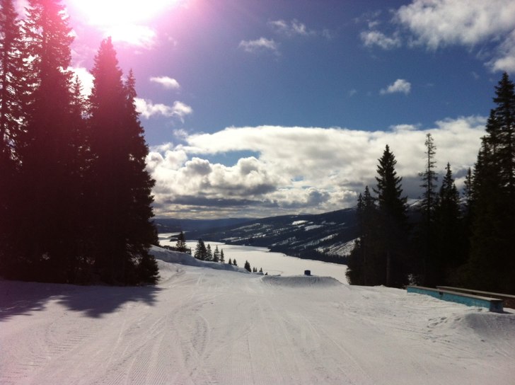 Raillinjen med Åresjön. Foto: Anette Davidsson.