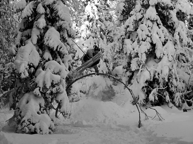 Lite jibbo. Foto: Kristian Bengtström. Åkare: Linus Stevrin.