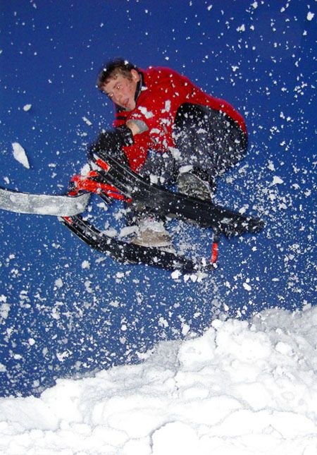 Snowracer. Foto: Lukas. Åkare: Einar.