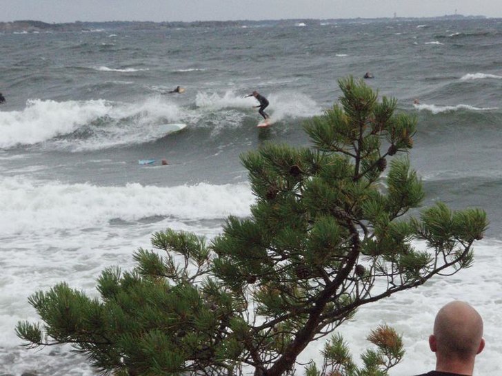 Big Sunday Torö 3 september. Minst 60 pers i vatt. Foto: Ingrid Esser. Åkare: Henio Skaldin.