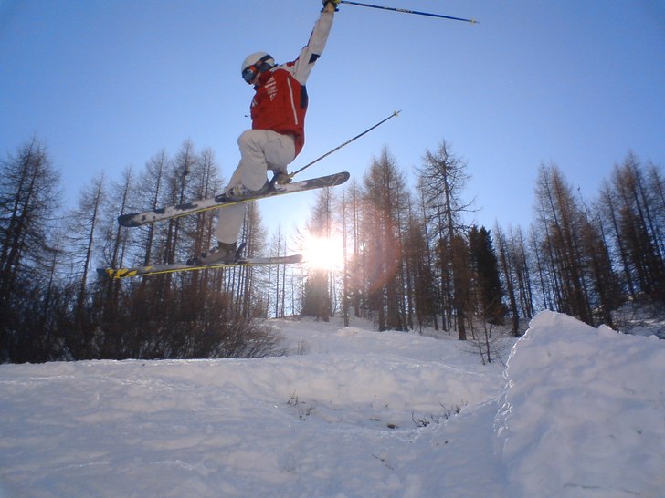 En så kallad italiensk japan i en skum corner som. Foto: Mikaela Videkull. Åkare: Ronny Videkull.