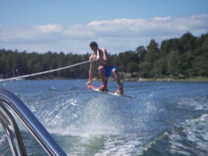 Focus lite fel kanske.... Foto: Franco. Åkare: Niklas.