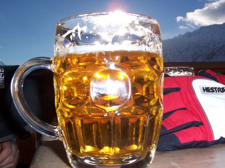 After-ski... :-). Foto: Andreas Peterson. Åkare: Stella Artois.