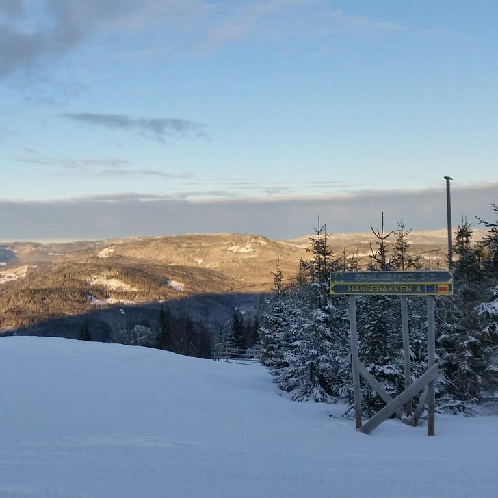 Vakkert på toppen idag!
Her jobbes det iherdig me.