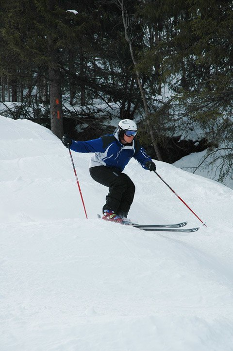 Ripping it in the puckelpist. Foto: Magnus Freden. Åkare: Jag.