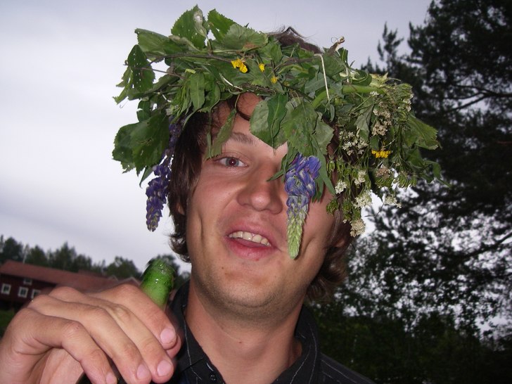 haaamen. ser ut som en galen speleman. Foto: jag. Åkare: gurra g.