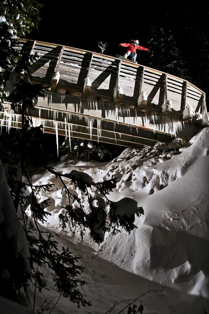 Fotade med Samuel strax nedanför Fjällgården. Foto: Niclas Magnusson. Åkare: Samuel Christensson.