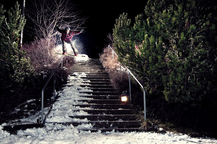 Lyckades skrapa ihop den lilla snön som fanns und. Foto: Andreas Bryngel. Åkare: Peter Davidson.