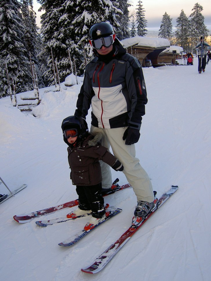 Sådan far, sådan son.. Foto: Maria Wallin. Åkare: Linus Persson & Theodor Wallin.