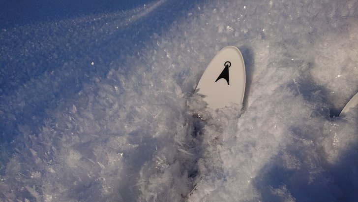 Fantastisk dag med halvdecimeterdjupt lager av rim.