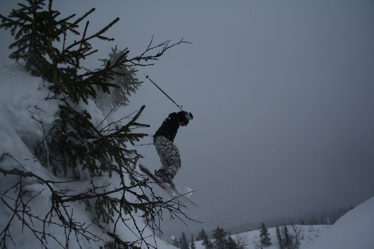 Bra väder för fotografering?. Foto: Wictor Bermhagen. Åkare: Sebastian Dahlström.