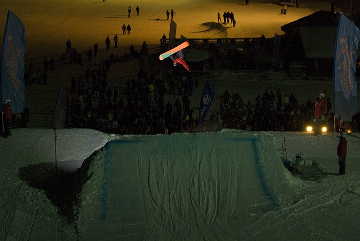 Stars on snow. Foto: Danne Rönnbäck. Åkare: Jocke Hammar.