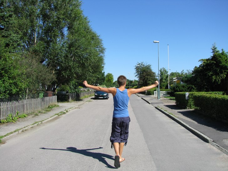 Togs en solig dag , haha. Foto: William Berggren ( :.