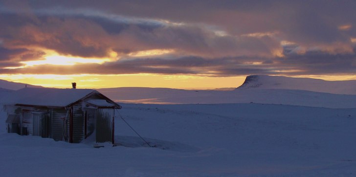 På väg mellan Ramis och Helags.. Foto: Daniel Salomonsson.