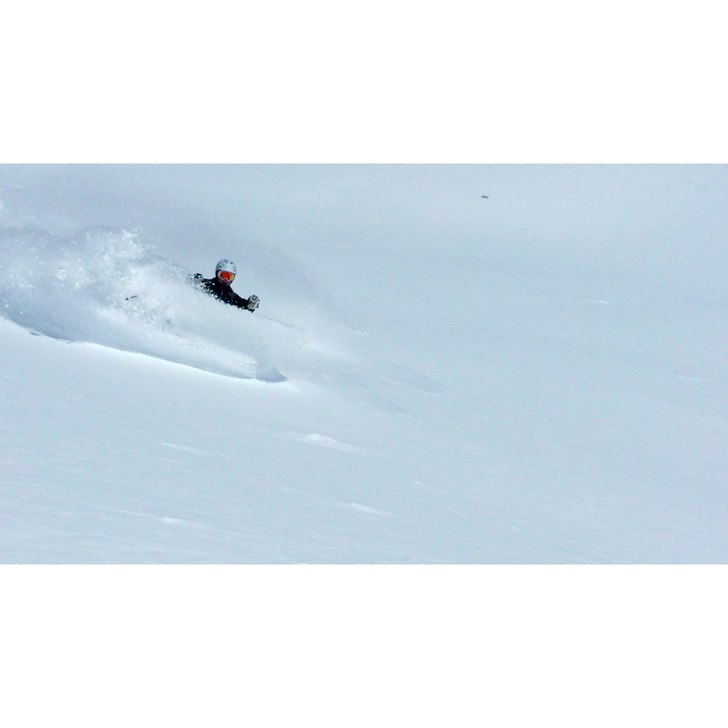 Puder i Sölden i april.