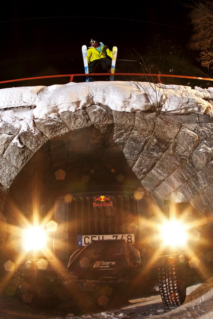 Red Bull Suggan behövde rastas med en liten sessi. Foto: Niclas Magnusson. Åkare: Tobias Sedlacek.