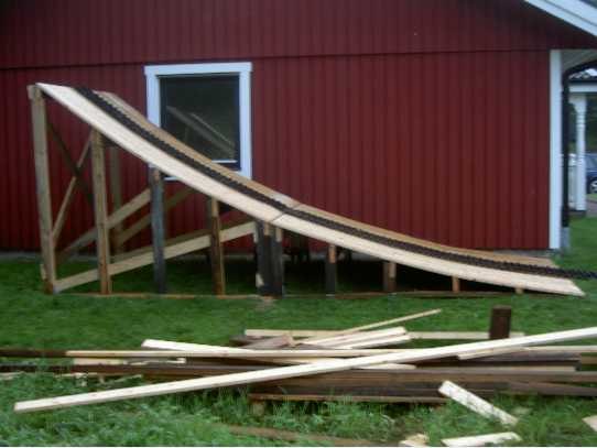 Det här hoppet har ja försökt backflip i :D Fas. Foto: Emil Andersson. Åkare: Emil Andersson.