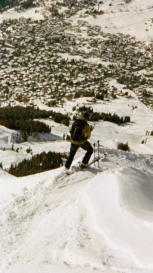 Schysst utsikt för början till ett åk och pisse. Foto: Johan Sjöberg. Åkare: Christian.