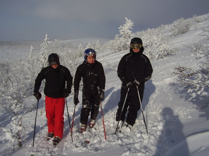 en skön dag i backen .... . Foto: jonte. Åkare: adam gustav carl.