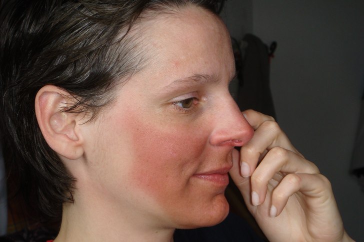 så går det om man ska åka skidor i Tignes en ve. Foto: Stefan Johansson. Åkare: Karolina Friman.