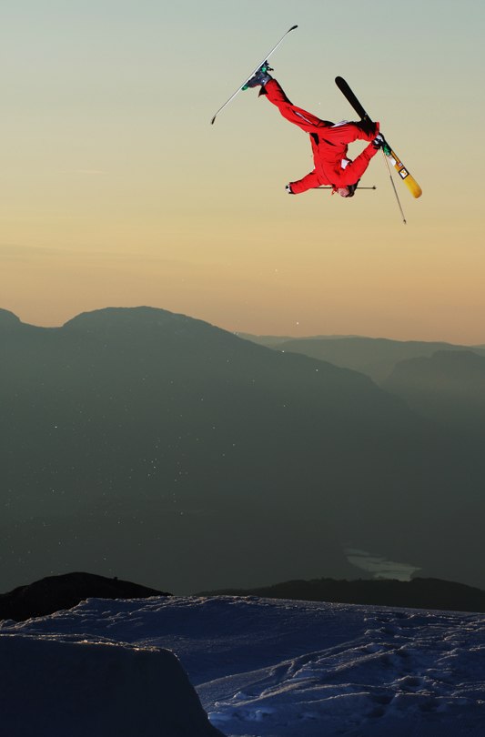 Norrmän är galna, det är ju inget nytt. Even g�. Foto: Mattias Fredriksson. Åkare: Even Sigstad.