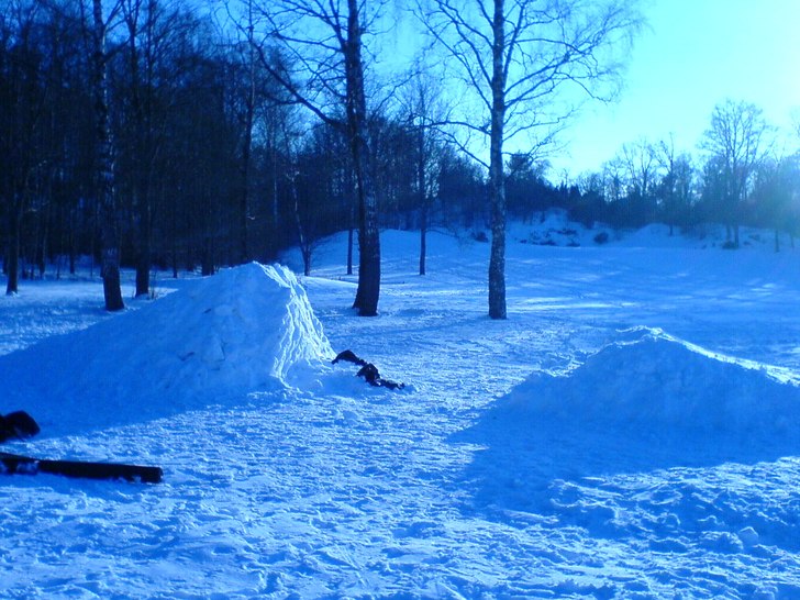 Det är strålande slosken och man är riktigt sug. Foto: Oliver Lundqvist.