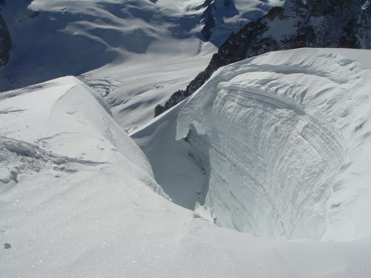 Envers du plan(aiguille du midi).