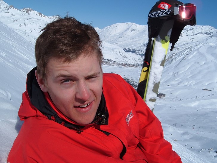 Jag tar det lungt i utanför Tignes.. Foto: Kalle Svensson. Åkare: Ludvig Nilsson.