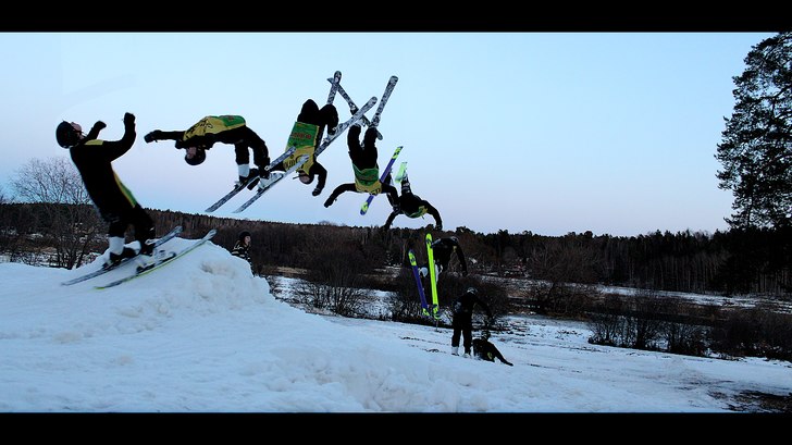 Kan ha missat lite ställen, men ser helt okej ut . Foto: Robert Rismyhr. Åkare: Johannes Engstrand.