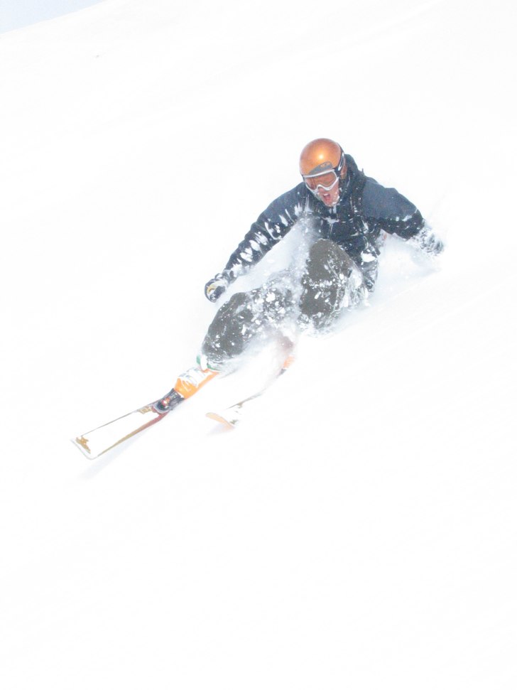 I vår lilla hemjuvel fanns det många bra åk. Va. Åkare: CJ Aldén.