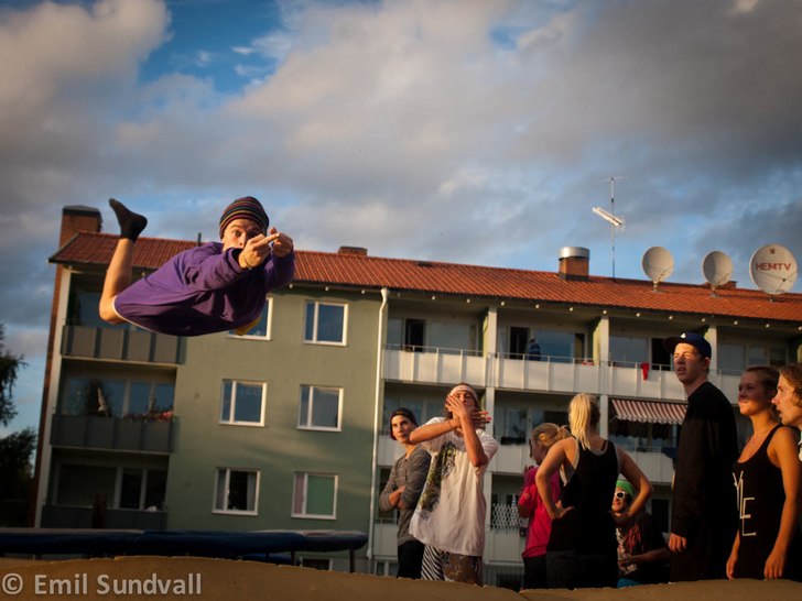Superman dub fuck you bird.. Foto: Emil Sundvall. Åkare: Johan Sundvall.
