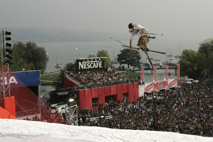 Foto: Felix Frey. Åkare: TJ Schiller (CAN) won the qualification mit spektakulären, sauber gelandeten Airs..
