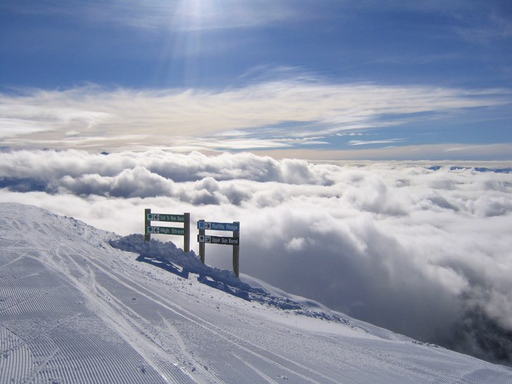 Toppen av TC under skid test med US Ski Team.. Foto: Daniel Gustafsson.