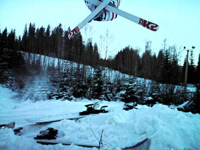 sido landning. Foto: Rickard Westman. Åkare: André Johansson.