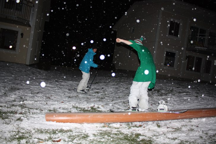 Ridar med en fot ;). Foto: Lucas Jaktlund. Åkare: Kalle Stjernholm.