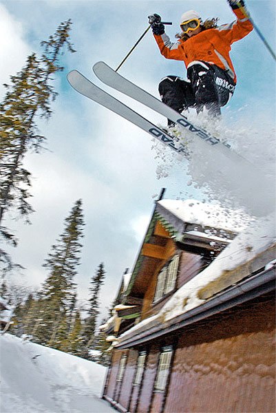 Bra tak med ett par sköna drop.. Foto: Magnus Aldemark. Åkare: Wolf Hörner.