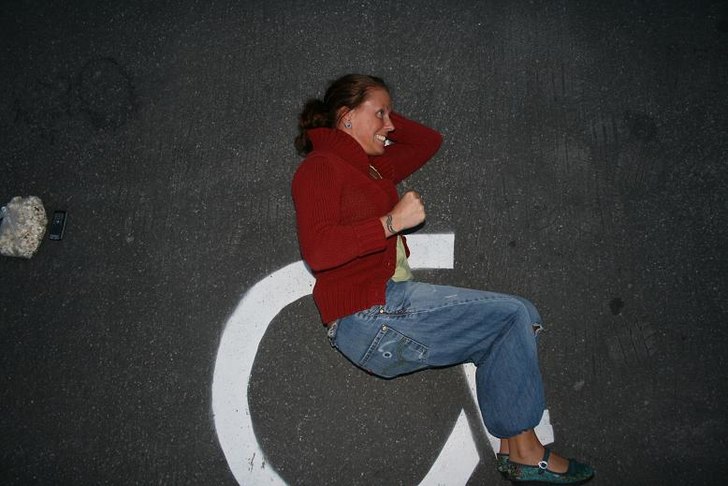 övade på denna med utifall det går illa i vinte. Foto: Alexander Hjelmqvist. Åkare: Josefin Brorsson.